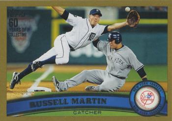 2011 Topps Update - Gold #US320 Russell Martin Front