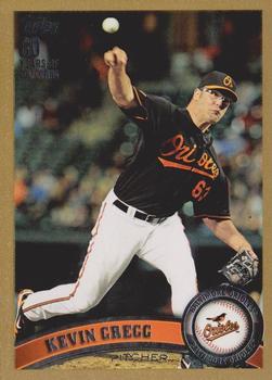 2011 Topps Update - Gold #US328 Kevin Gregg Front