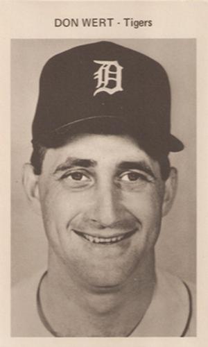 1969 Detroit Tigers Picture Pack #NNO Don Wert Front