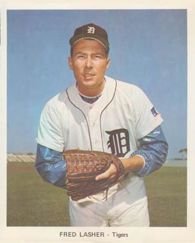 1969 Detroit Tigers Color Picture Pack A #NNO Fred Lasher Front