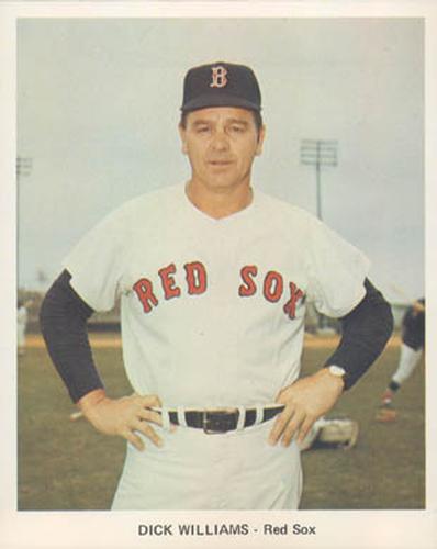 1969 Boston Red Sox Color Picture Pack #NNO Dick Williams Front
