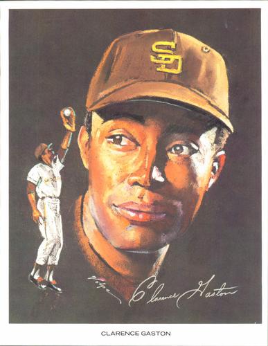 1969 Volpe San Diego Padres #4 Clarence Gaston Front