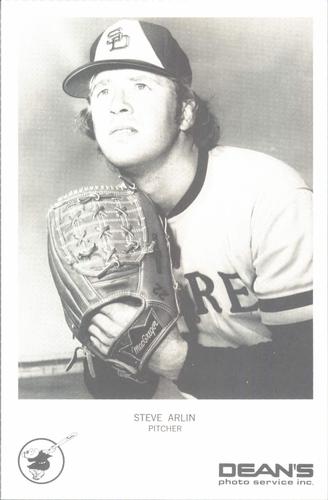 1973 Dean's Photo Service San Diego Padres #NNO Steve Arlin Front