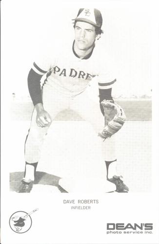 1973 Dean's Photo Service San Diego Padres #NNO Dave Roberts Front