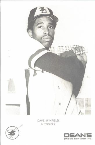 1973 Dean's Photo Service San Diego Padres #NNO Dave Winfield Front
