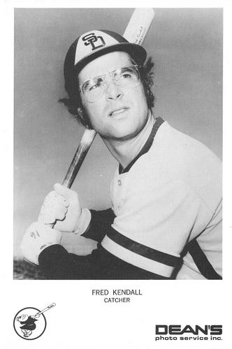1973 Dean's Photo Service San Diego Padres #NNO Fred Kendall Front