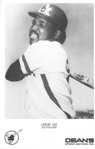 1973 Dean's Photo Service San Diego Padres #NNO Leron Lee Front