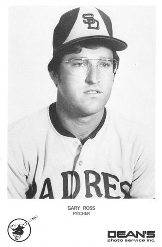 1973 Dean's Photo Service San Diego Padres #NNO Gary Ross Front