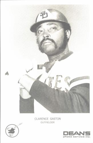1973 Dean's Photo Service San Diego Padres #NNO Clarence Gaston Front