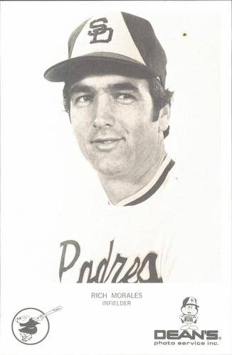 1974 Dean's Photo Service San Diego Padres #20 Rich Morales Front