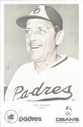 1975 Dean's Photo Service San Diego Padres #NNO Tom Morgan Front