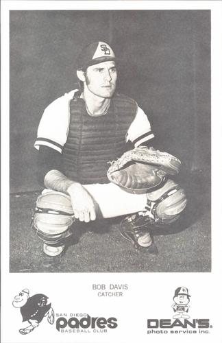 1975 Dean's Photo Service San Diego Padres #NNO Bob Davis Front
