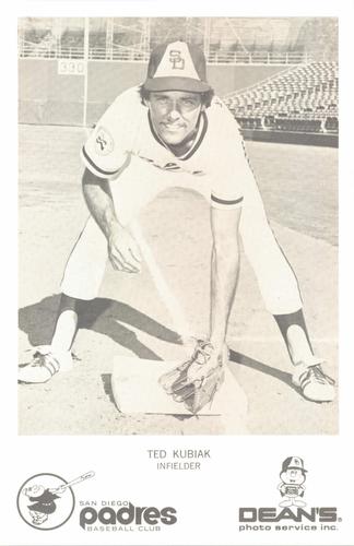 1976 Dean's Photo Service San Diego Padres #NNO Ted Kubiak Front