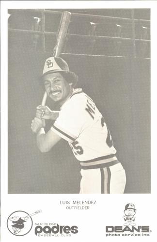 1976 Dean's Photo Service San Diego Padres #NNO Luis Melendez Front