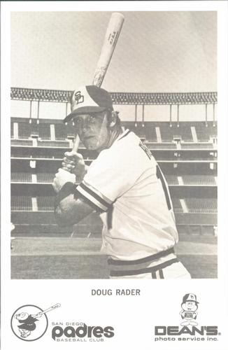 1976 Dean's Photo Service San Diego Padres #NNO Doug Rader Front