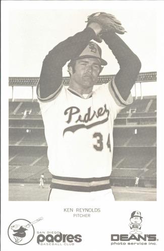 1976 Dean's Photo Service San Diego Padres #NNO Ken Reynolds Front