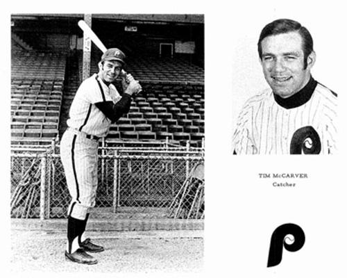 1970 Philadelphia Phillies 8x10 photos #NNO Tim McCarver Front