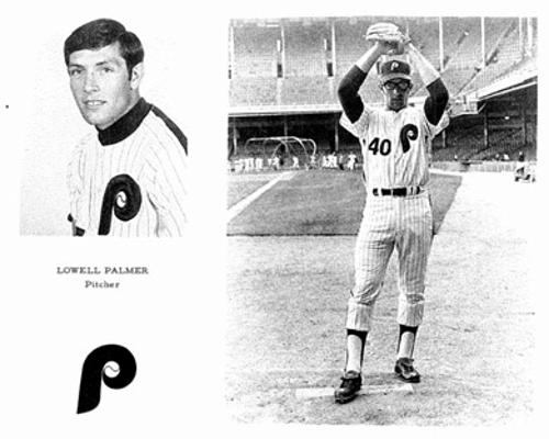 1970 Philadelphia Phillies 8x10 photos #NNO Lowell Palmer Front