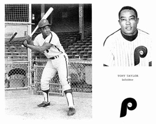 1970 Philadelphia Phillies 8x10 photos #NNO Tony Taylor Front
