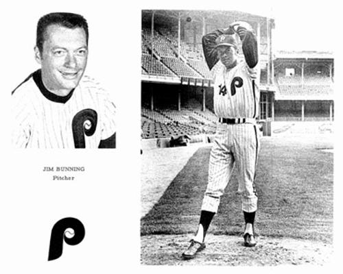 1970 Philadelphia Phillies 8x10 photos #NNO Jim Bunning Front