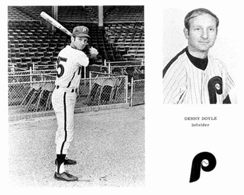 1970 Philadelphia Phillies 8x10 photos #NNO Denny Doyle Front