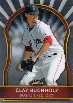 2011 Finest #23 Clay Buchholz Front