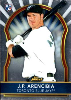 2011 Finest #66 J.P. Arencibia Front