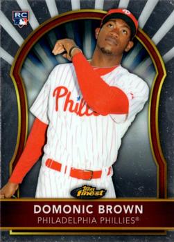 2011 Finest #67 Domonic Brown Front