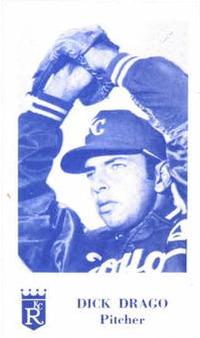 1969 Bob Solon Kansas City Royals #NNO Dick Drago Front
