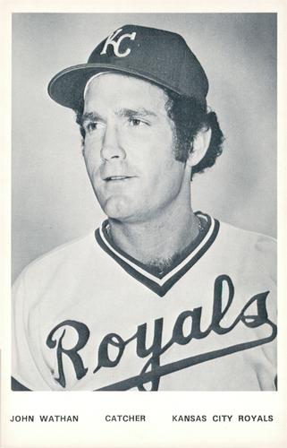 1977 Kansas City Royals Photocards #NNO John Wathan Front