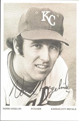 1973 Kansas City Royals Photocards #NNO Norm Angelini Front