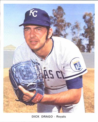 1972 Kansas City Royals Color Picture Pack #NNO Dick Drago Front