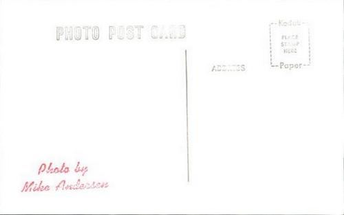 1969 Mike Andersen Postcards #NNO Steve Carlton Back