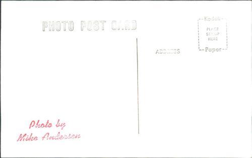 1969 Mike Andersen Postcards #NNO Don Pavletich Back