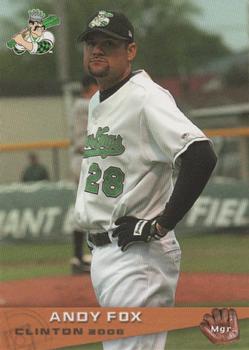 2006 Grandstand Clinton LumberKings #NNO Andy Fox Front