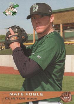 2006 Grandstand Clinton LumberKings #NNO Nate Fogle Front