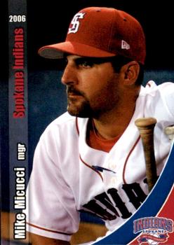 2006 Grandstand Spokane Indians #NNO Mike Micucci Front
