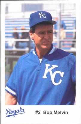 1992 Kansas City Royals Police #NNO Bob Melvin Front