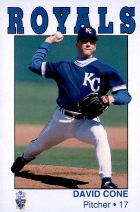 1993 Kansas City Royals Police #NNO David Cone Front