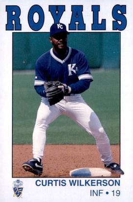 1993 Kansas City Royals Police #NNO Curtis Wilkerson Front