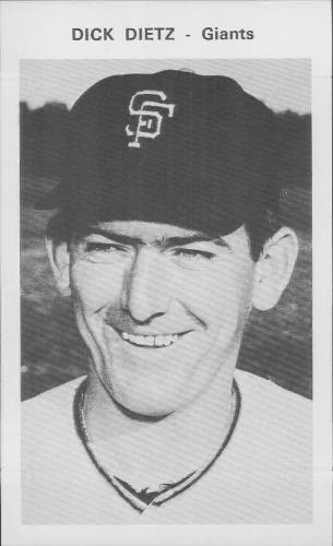 1970 San Francisco Giants Picture Pack #NNO Dick Dietz Front