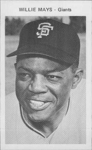 1970 San Francisco Giants Picture Pack #NNO Willie Mays Front