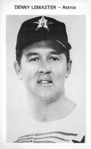 1970 Houston Astros Picture Pack #NNO Denny Lemaster Front