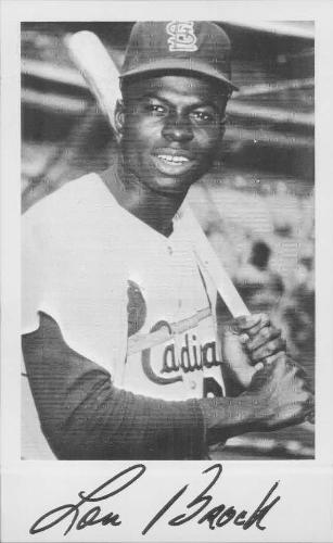 1970 St. Louis Cardinals Picture Pack #NNO Lou Brock Front