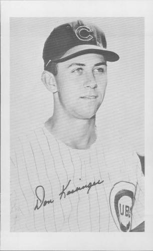 1970 Chicago Cubs Picture Pack #NNO Don Kessinger Front