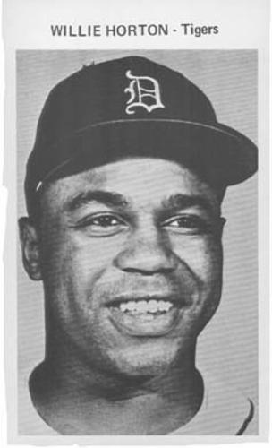 1971 Detroit Tigers Picture Pack #NNO Willie Horton Front
