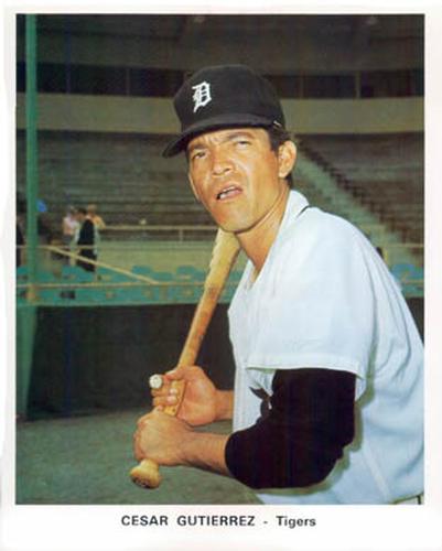 1971 Detroit Tigers Color Picture Pack A #NNO Cesar Gutierrez Front
