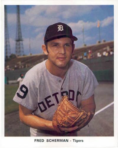 1971 Detroit Tigers Color Picture Pack B #NNO Fred Scherman Front
