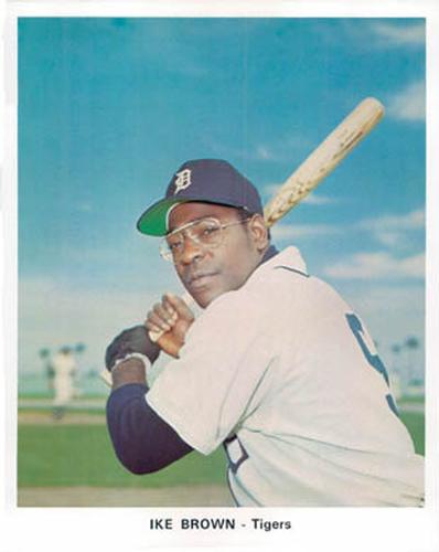 1971 Detroit Tigers Color Picture Pack B #NNO Ike Brown Front