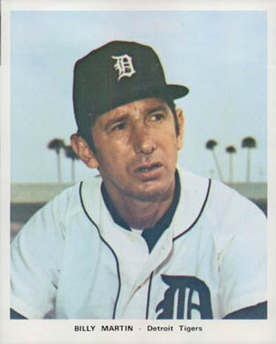1972 Detroit Tigers Color Picture Pack A #NNO Billy Martin Front